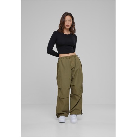 Ladies Cotton Parachute Pants