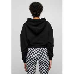 Ladies Cropped Heavy Hoody