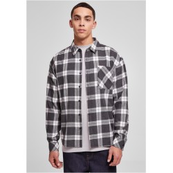 Boxy Dark Checked Shirt