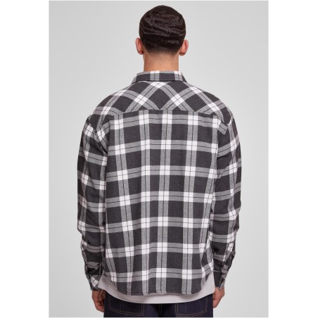 Boxy Dark Checked Shirt