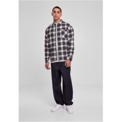 Boxy Dark Checked Shirt