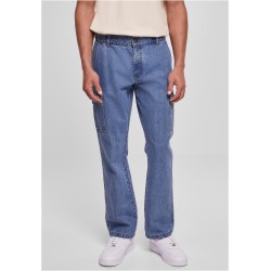 Straight Leg Cargo Jeans