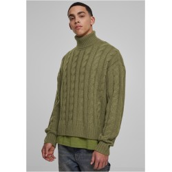 Boxy Roll Neck Sweater