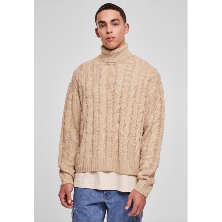 Boxy Roll Neck Sweater