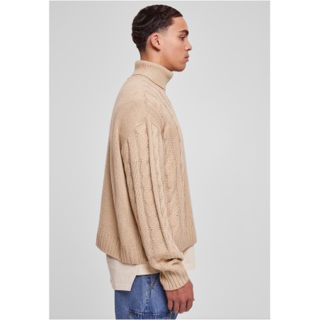 Boxy Roll Neck Sweater