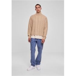 Boxy Roll Neck Sweater