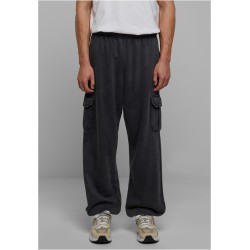 Acid Washed Cargo Sweatpants