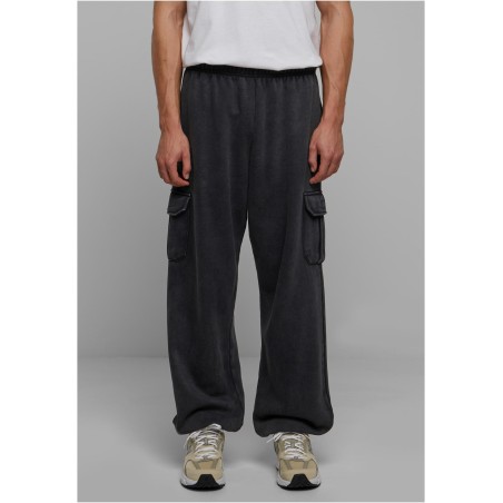 Acid Washed Cargo Sweatpants