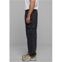 Acid Washed Cargo Sweatpants