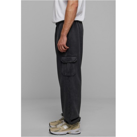 Acid Washed Cargo Sweatpants