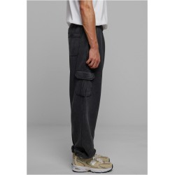 Acid Washed Cargo Sweatpants