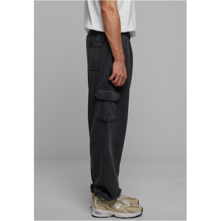 Acid Washed Cargo Sweatpants