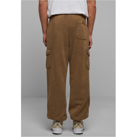 Acid Washed Cargo Sweatpants