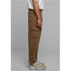 Acid Washed Cargo Sweatpants