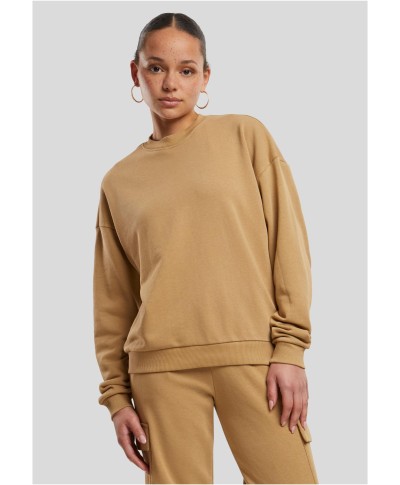 Ladies Oversized Light Terry Crewneck