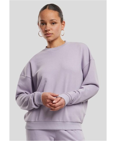 Ladies Oversized Light Terry Crewneck