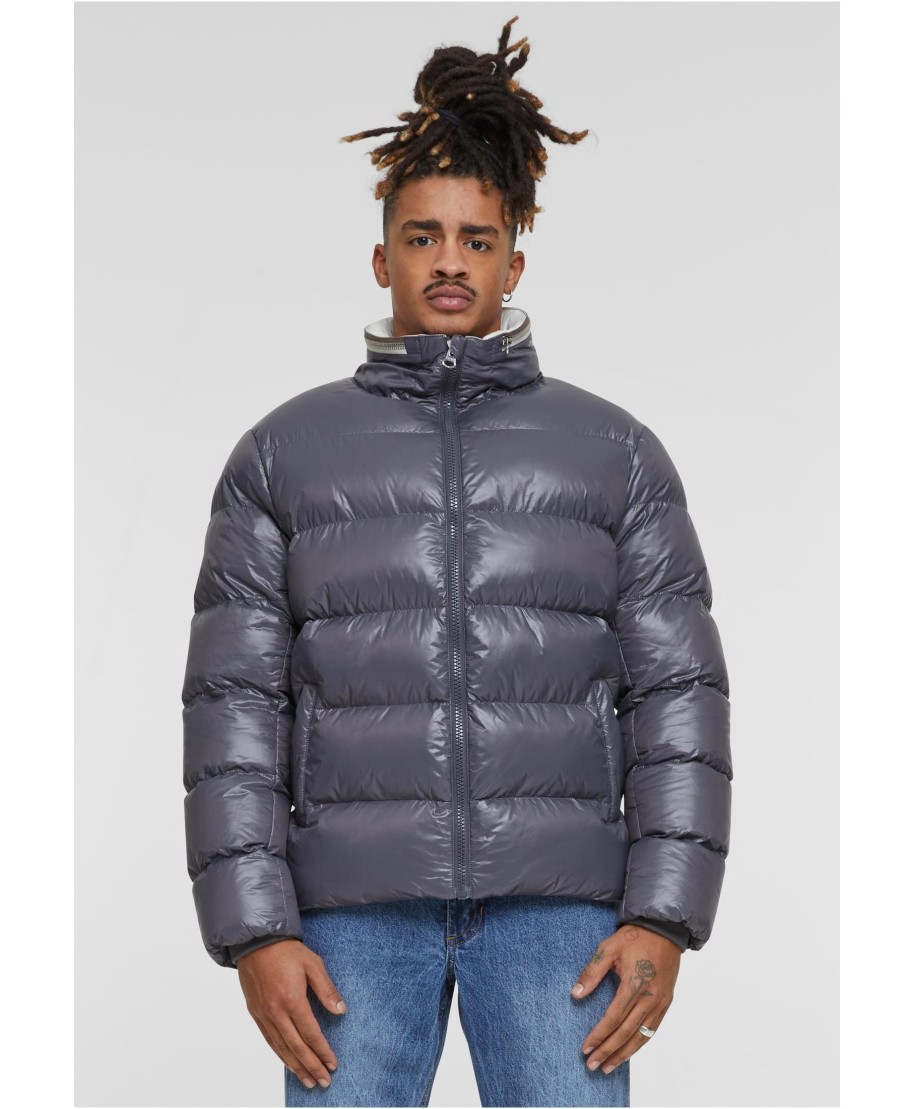 Recycled Zip neck Puffer Jacket