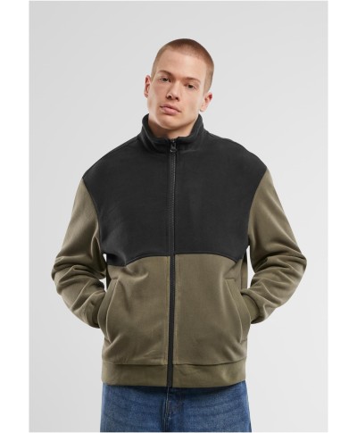 Colour Block Polar Fleece Jacket