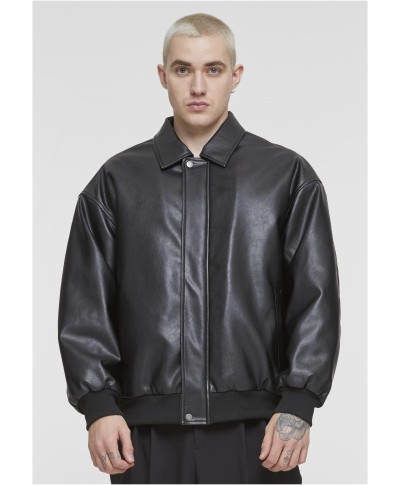 Synthetic Leather Blouson