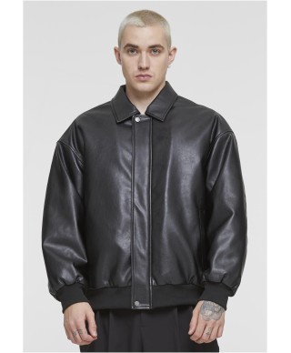 Synthetic Leather Blouson