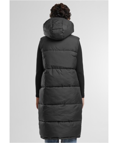 Ladies Long Hooded Puffer Vest