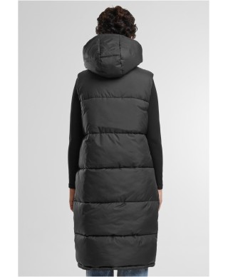 Ladies Long Hooded Puffer Vest