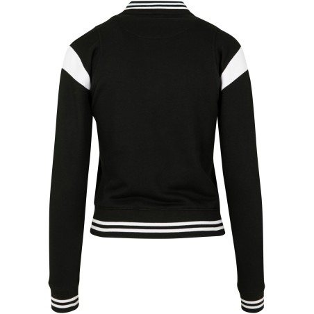 Ladies Inset College Sweat Jacket