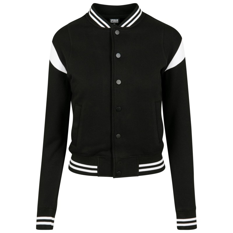 Ladies Inset College Sweat Jacket