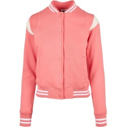 Ladies Inset College Sweat Jacket