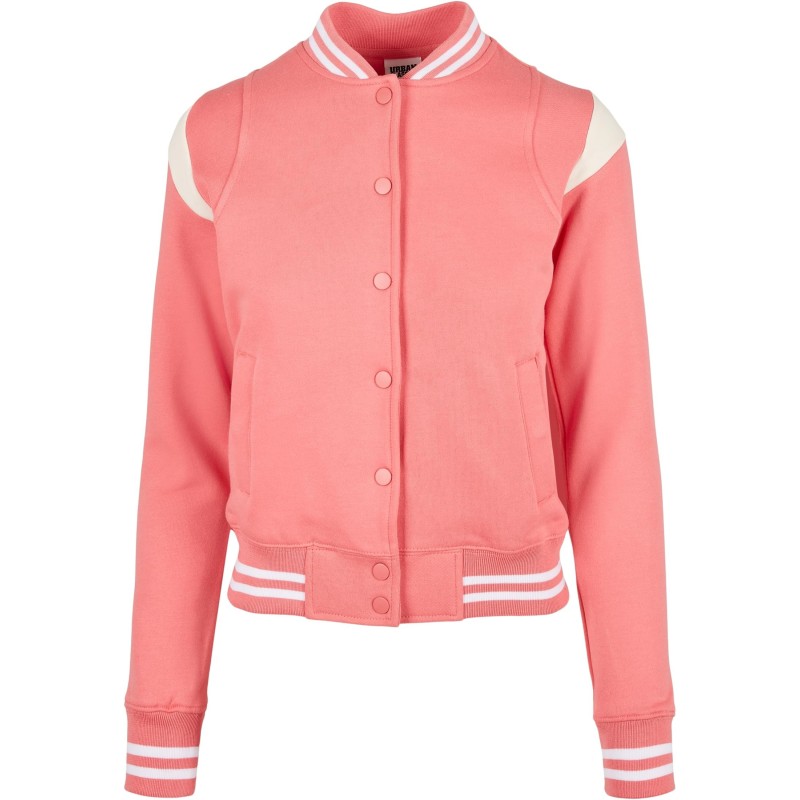 Ladies Inset College Sweat Jacket