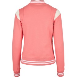 Ladies Inset College Sweat Jacket