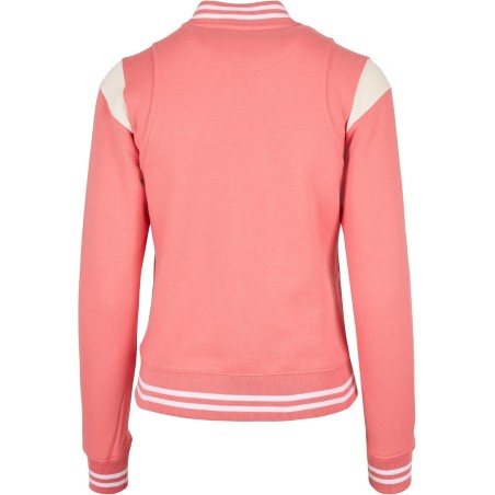 Ladies Inset College Sweat Jacket